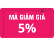 mã giảm giá thiệp 5%