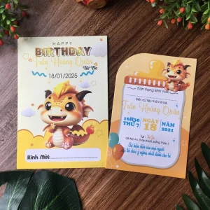 thiệp sinh nhật thôi nôi bé tuổi rồng